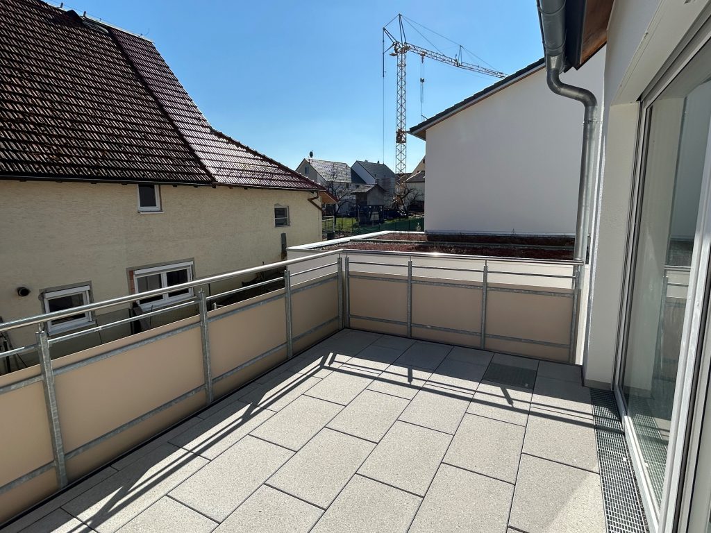 Wohnung 4 - Ausblick Balkon
