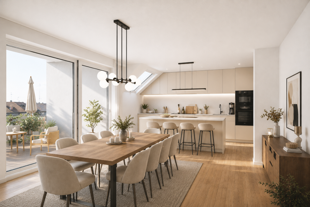 Penthouse Essen & Küche