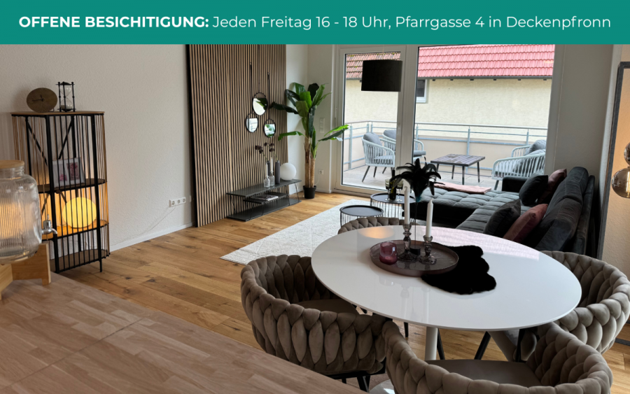 LETZTE 4-ZIMMERWOHNUNG – NEUBAU – BARRIEREFREI – SOFORT VERFÜGBAR - Offene Besichtigung (10378)