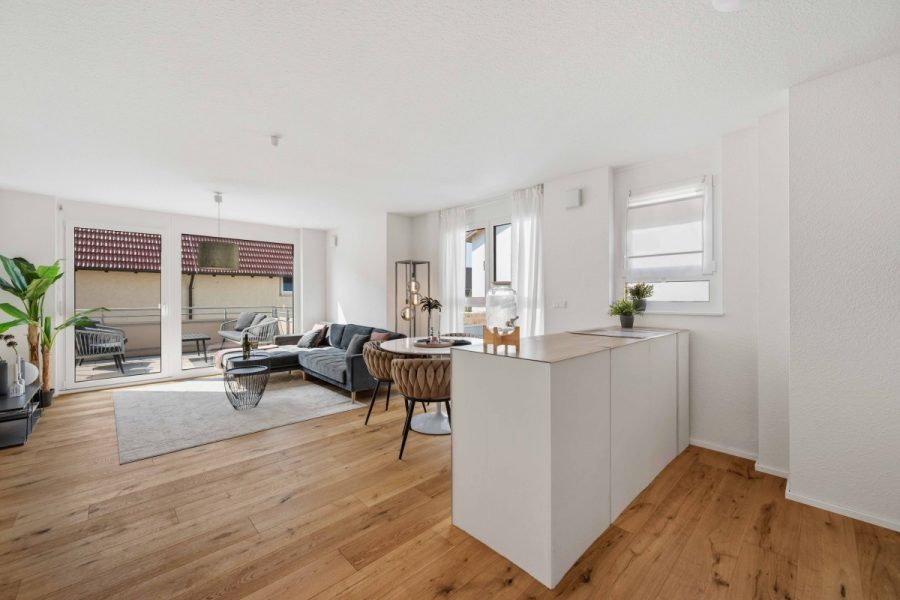 LETZTE 4-ZIMMERWOHNUNG – NEUBAU – BARRIEREFREI – SOFORT VERFÜGBAR - Whg 4 - Offene Küche (12582)
