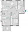 Wohnung 4 - Helle 4-Zimmer-Wohnung im 1.OG mit Süd-Balkon – Komfortabel, lichtdurchflutet & mit Gäste-WC