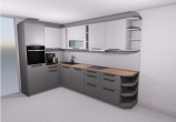 Küchenbeispiel 2 - Helle 2-Zimmer-Erdgeschosswohnung mit West-Terrasse – Hochwertig, barrierefrei & perfekt für betreutes Wohnen