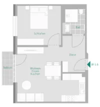 Grundriss Whg. 6