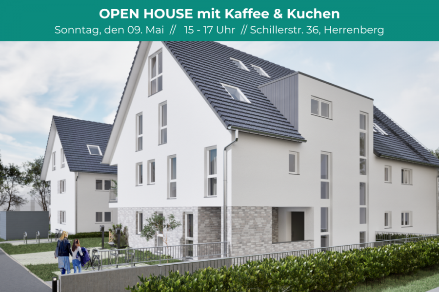 Schicke 2-Zimmer Erdgeschosswohnung mit Süd-Terrasse & kleinem Garten - OPEN HOUSE (8550)