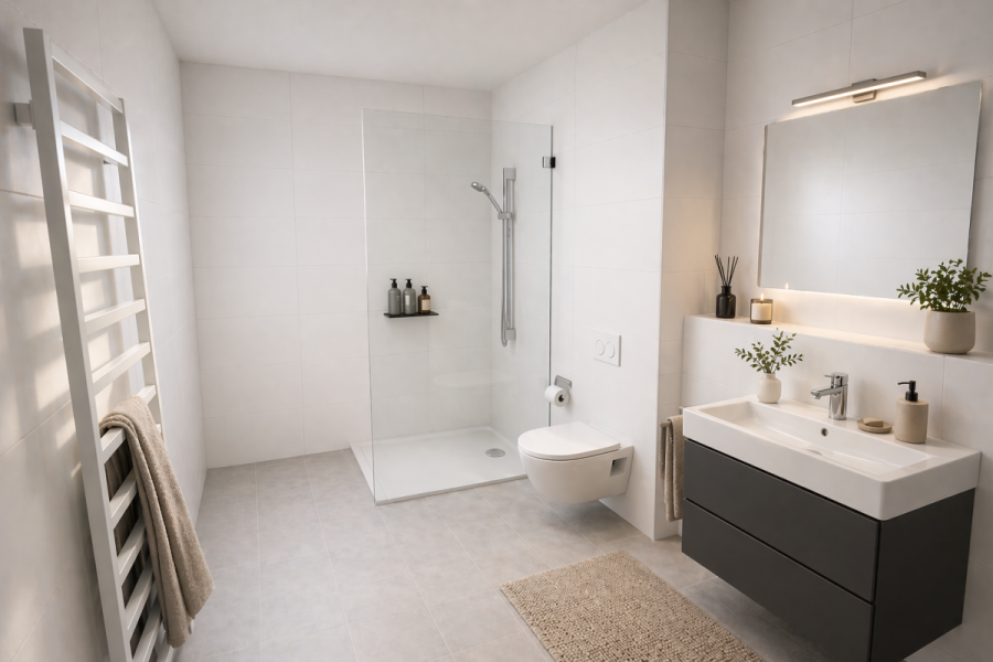 Schicke 2-Zimmer Erdgeschosswohnung mit Süd-Terrasse & kleinem Garten - Whg 2 Bad (10514)