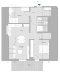 Grundriss Whg. 11