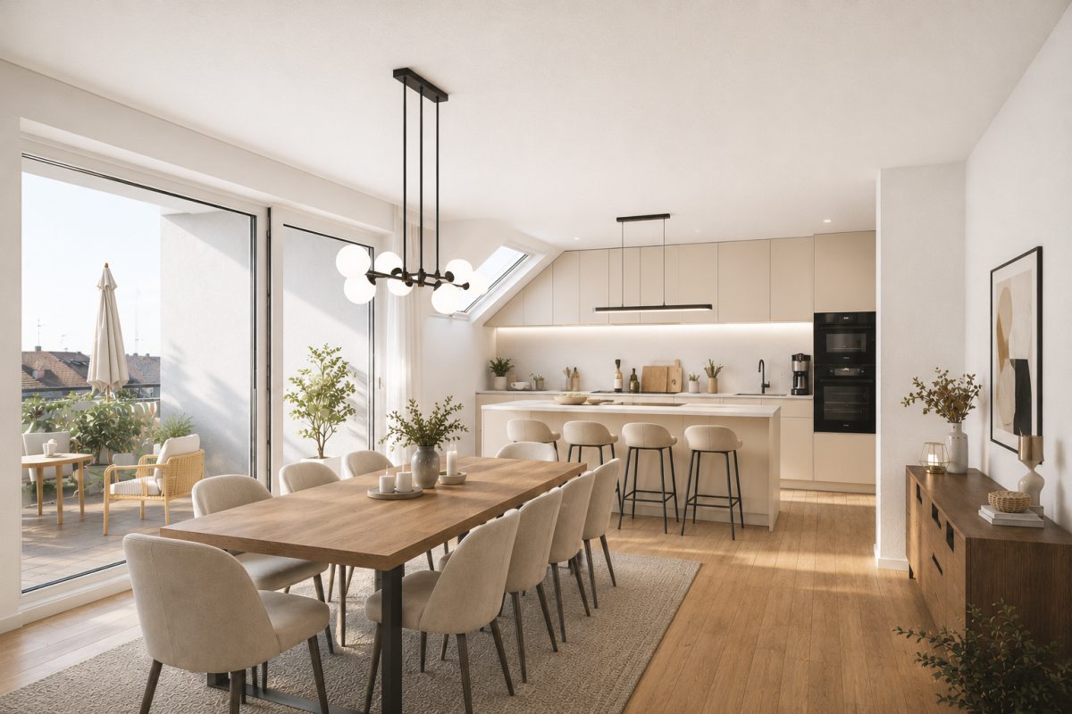 Penthouse Essen & Küche