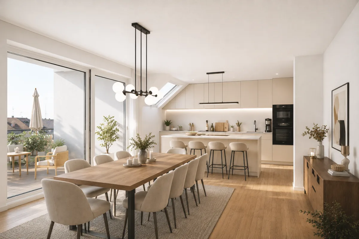 Penthouse Essen & Küche