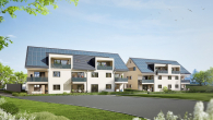Süd-West-Ansicht - Exklusive Penthouse-Wohnung: 177 m², 5 Zimmer & zwei Dachterrassen