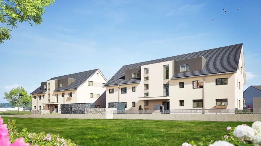 Exklusive Penthouse-Wohnung: 177 m², 5 Zimmer & zwei Dachterrassen - Nord-Ansicht (14175)