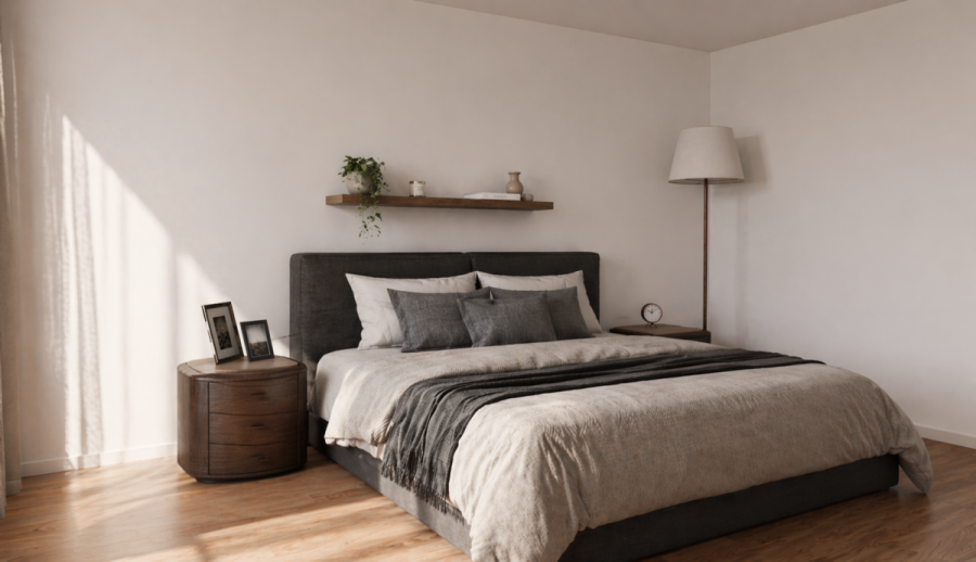 Durchdacht: 2-Zi-Wohnung mitten in Holzgerlingen - Whg 2 Schlafen (8568)