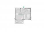 (Betreute) 2-Zi-Whg + großer Balkon –Tolle Kapitalanlage - Grundriss Wohnung 5