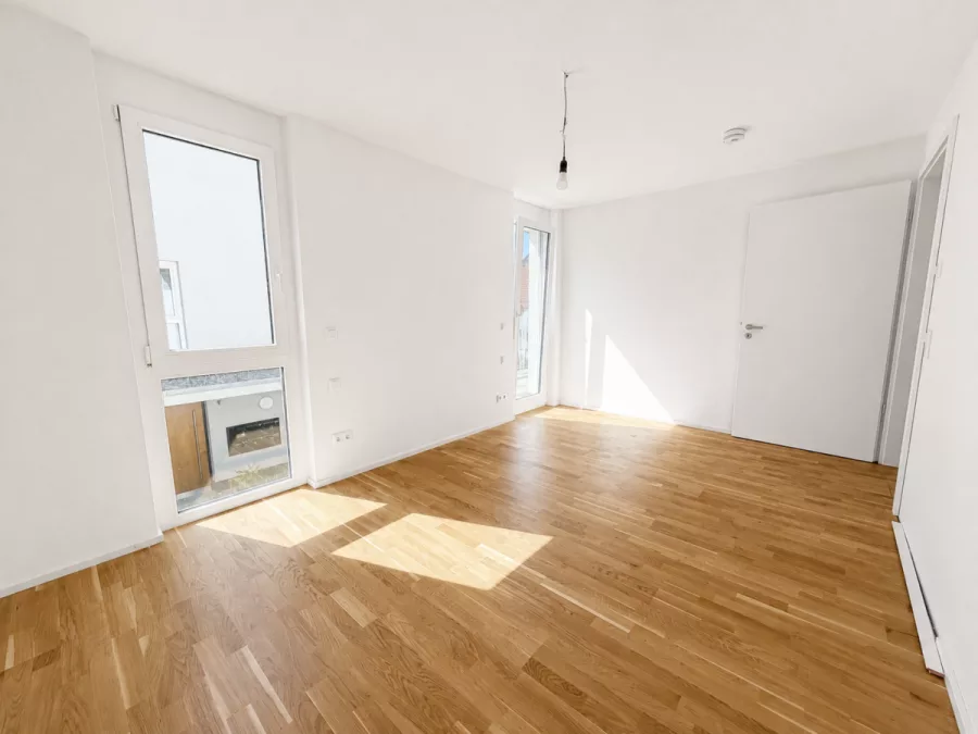 Moderne 2-Zimmer mit Süd-Balkon & Abstellraum – Helle Räume & zentrale Lage – mit Aufzug - Whg 5 - Schlafzimmer (13121)