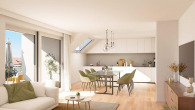 Wohnen-Whg. 8 - Lichtdurchflutete 3-Zimmer-Dachgeschosswohnung mit zusätzlicher Stellfläche – Komfort trifft Funktionalität