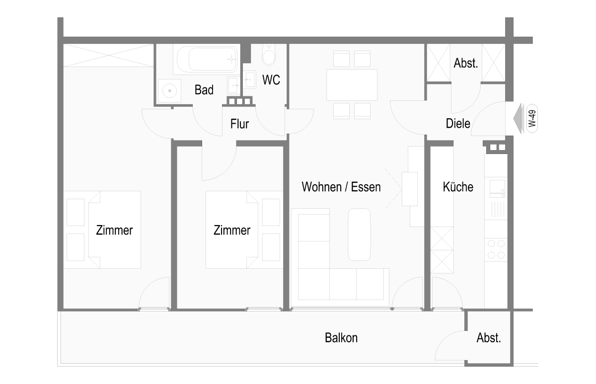 Wohnung 49