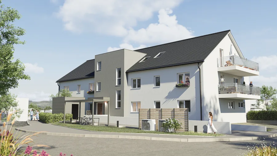RESERVIERT – Für jedes Alter: 3 Zimmer mit traumhaftem Süd-Balkon - Ost-Ansicht (15472)