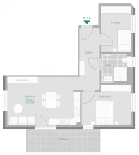 Grundriss Whg. 8