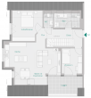 Wohnung 7 - Haus 1 - 1. DG - Große 4-Zimmer Maisonette mit Loggia & Balkon, Kaminanschluss & Gäste-WC – Großzügiges Wohnen auf zwei Ebenen