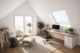 Whg 7 Zimmer 2 - GENIALE 4 Zimmer: Kamin, Süd-Loggia & 2. Balkon – Großzügiges Wohnen auf zwei Ebenen