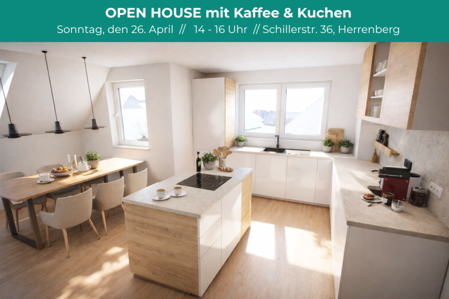 GENIALE 4 Zimmer: Kamin, Süd-Loggia & 2. Balkon – Großzügiges Wohnen auf zwei Ebenen - OPEN HOUSE (8029)