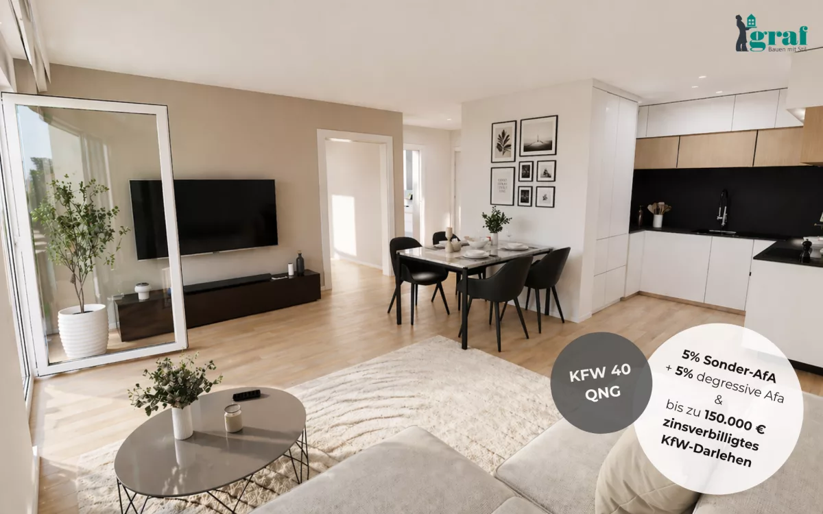 Whg 7 - Wohn-Esszimmer