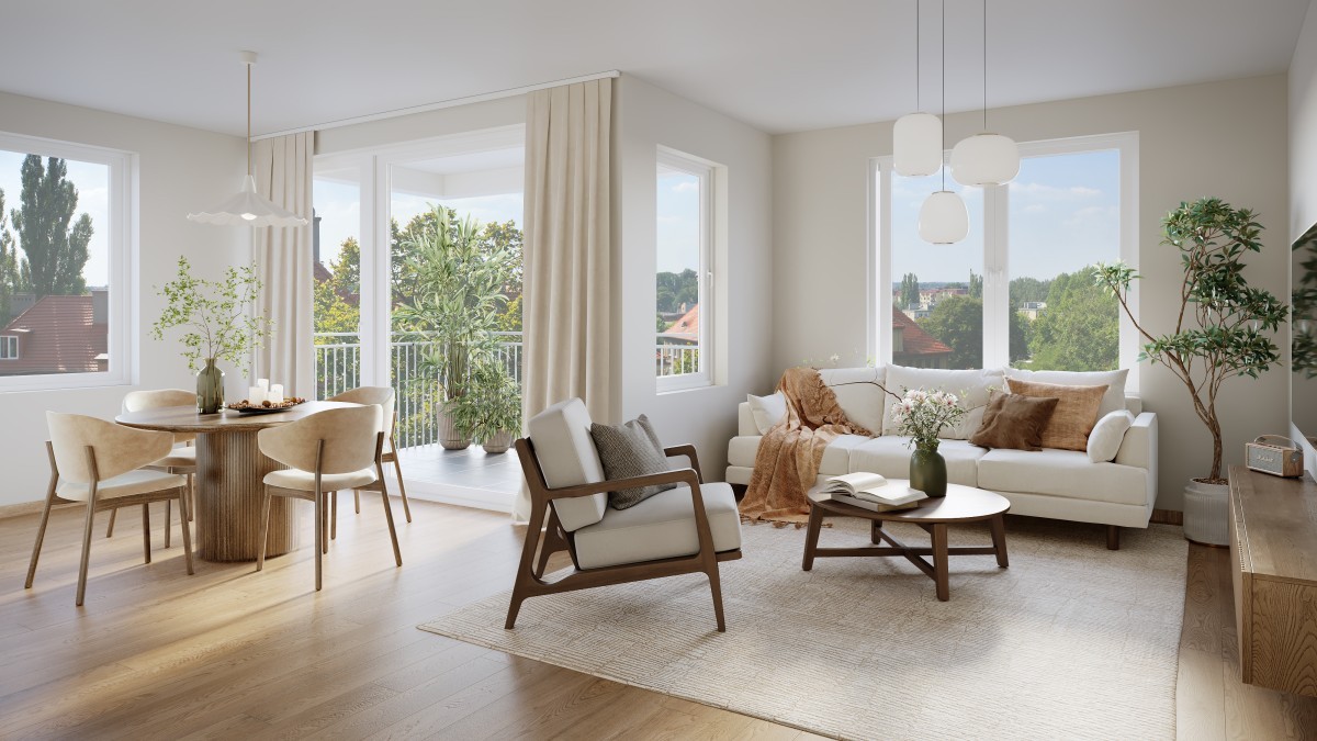 Stilvolle 3-Zimmer-Wohnung im SCHÖNBUCH QUARTIER, 71088 Holzgerlingen, Etagenwohnung