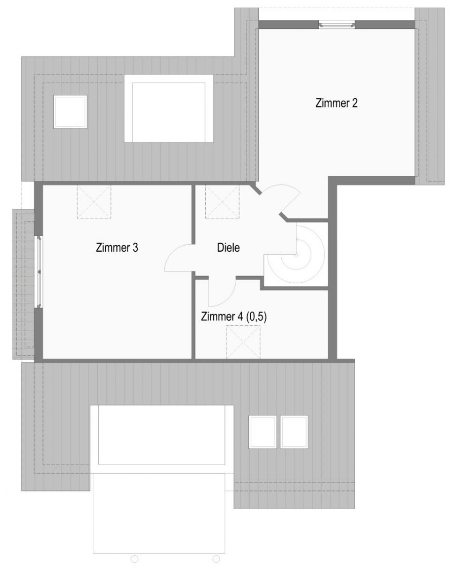 „Maisonette mit Hausgefühl – 128 m² Wohnkomfort mit herrlichem Ausblick vom Südbalkon“ - Whg. 7 - 2. DG (12377)