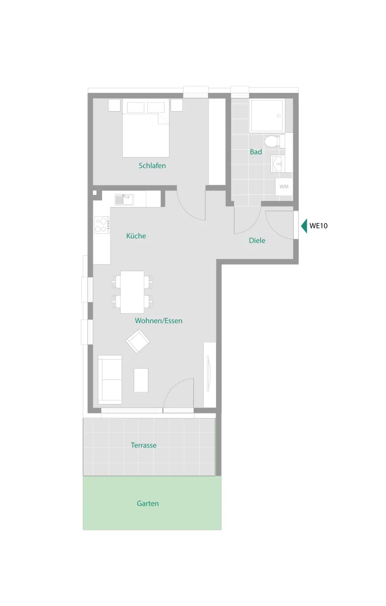 Zuhause im Alter – 2-Zi-Senioren-Wohnung – Kapitalanlage! - Wohnung 10 (14234)