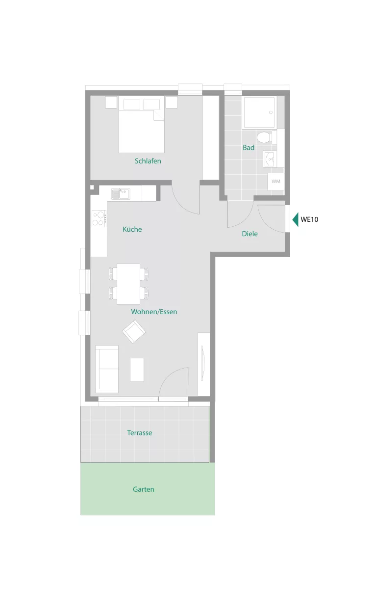 Zuhause im Alter – 2-Zi-Senioren-Wohnung – Kapitalanlage! - Wohnung 10 (13282)
