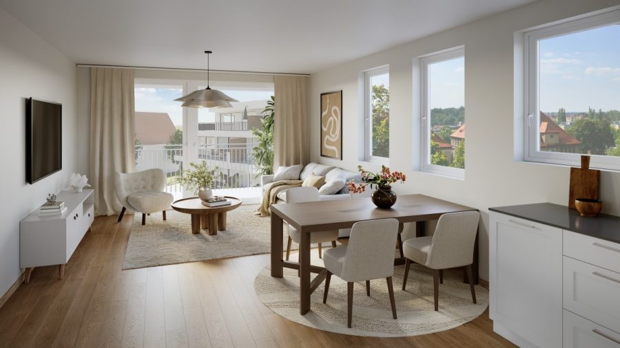 Wohlfühlen & sicher sein: Helle 2-Zimmer im Betreuten Wohnen - Wohnung 7 (12722)