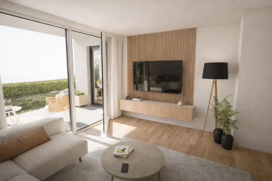 Helle 3-Zimmer-Wohnung im Erdgeschoss mit großzügigem Garten – Perfekt für Familien & Senioren - Whg 3 - Wohnen & Terrasse (14205)