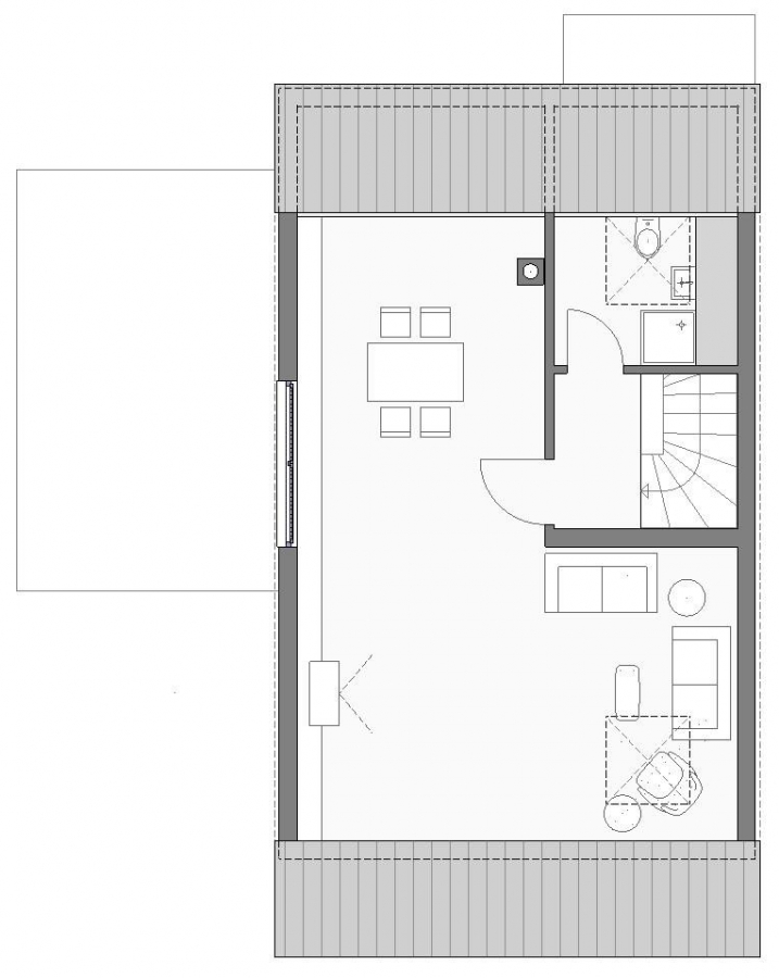 Charmante Doppelhaushälfte mit Garten und Südterrasse in Böblingen-Dagersheim - Grundriss DG (5946)