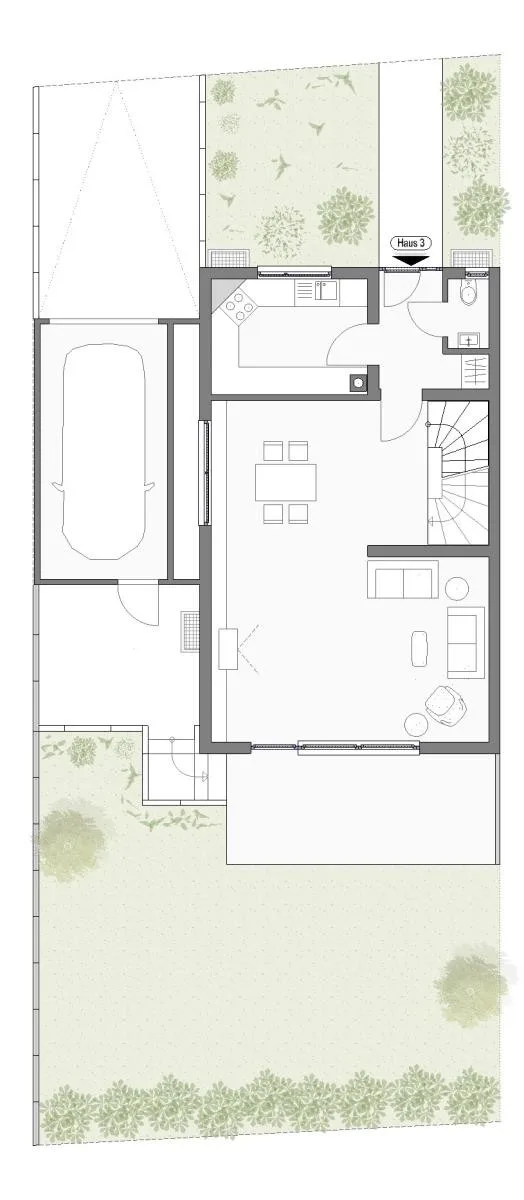Sonniges Familienglück mit Garten, Balkon und viel Platz zur Entfaltung in Dagersheim - Grundriss EG (13557)