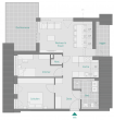 GANZ OBEN: Atemberaubende 3 Zimmer mit Dachterrasse + Loggia – Renningen direkt - Grundriss Wohnung 8