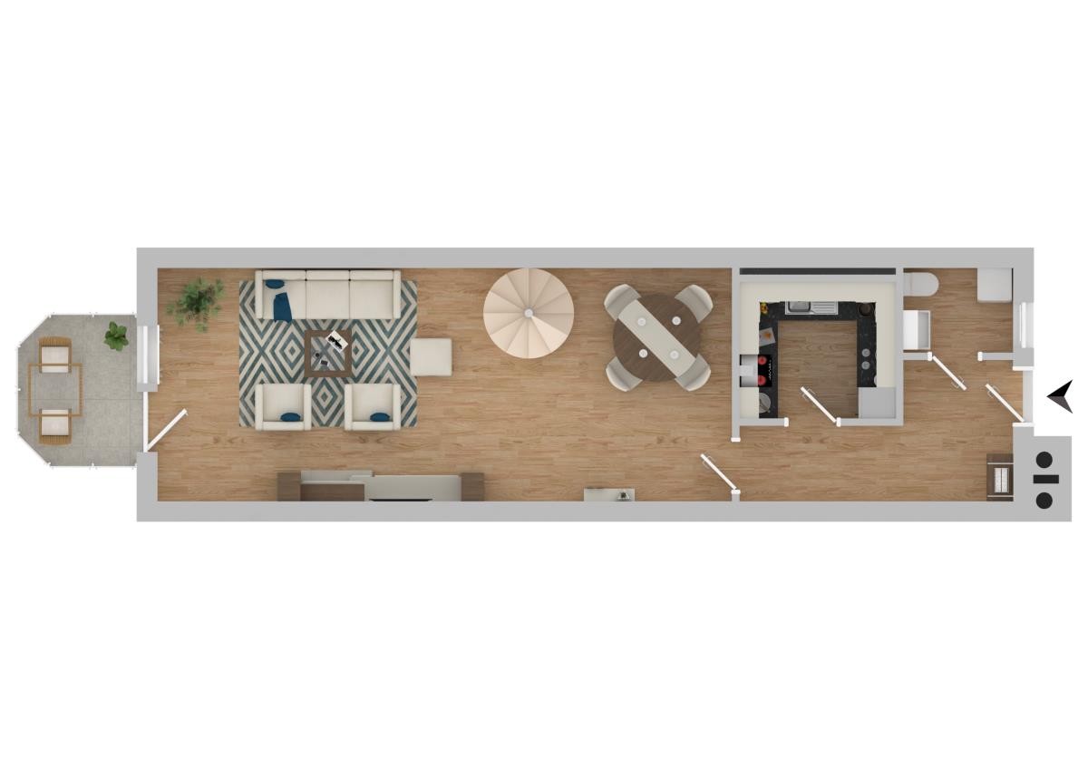 1. Dachgeschoss Wohnung Nr. 15