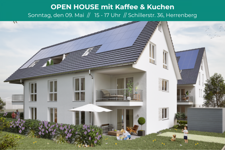 Perfekte 2-Zimmer Obergeschosswohnung mit Balkon, Abstellraum & Tageslichtbad – Komfortabel wohnen in Herrenberg - OPEN HOUSE (8512)