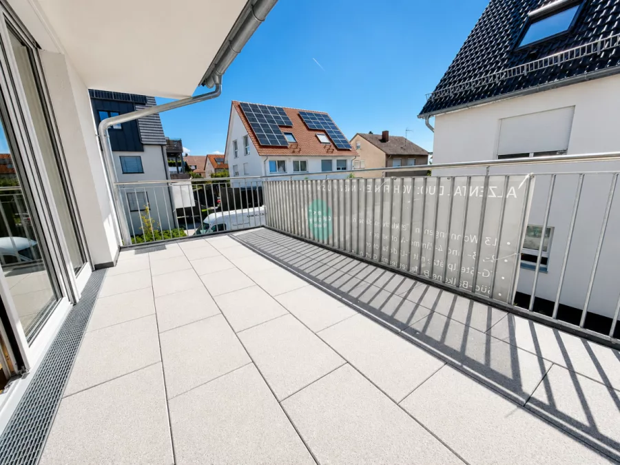 Perfekte 2-Zimmer Obergeschosswohnung mit Balkon, Abstellraum & Tageslichtbad – Komfortabel wohnen in Herrenberg - Whg 6 - großer Südbalkon (13147)
