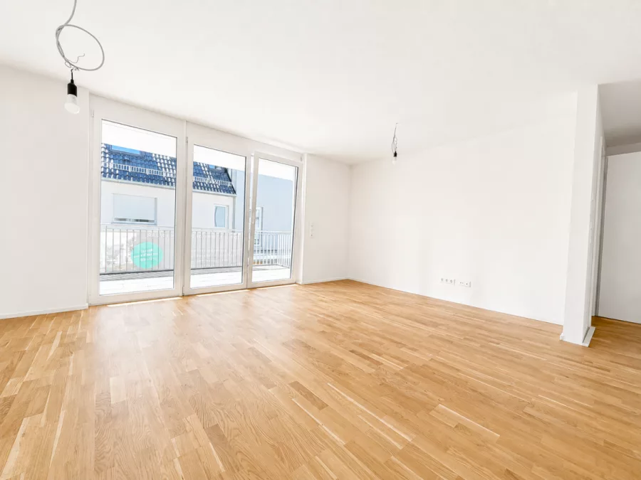Perfekte 2-Zimmer Obergeschosswohnung mit Balkon, Abstellraum & Tageslichtbad – Komfortabel wohnen in Herrenberg - Whg 6 - Wohnraum (13145)