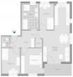 Wohnung 12 - Großzügige Wohnung im Obergeschoss: 4 Zimmer, Balkon & Gäste-WC – Für hohe Ansprüche