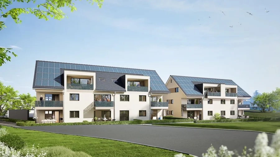 Stilvolle Dachgeschosswohnung mit viel Licht – Vielseitig nutzbar & modern gestaltet - Süd-West-Ansicht (14197)