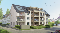 West-Ansicht - Senioren: 3-Zi-Whg. + Balkon + EBK