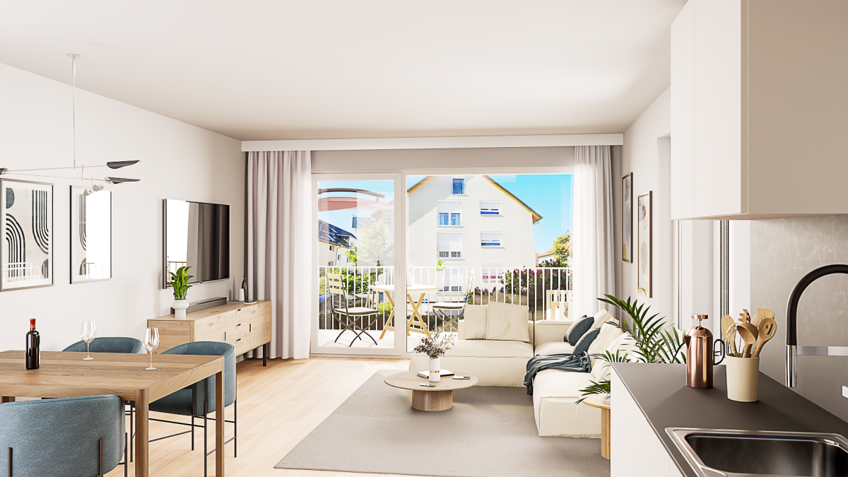 Senioren: 3-Zi-Whg. + Balkon + EBK, 71154 Nufringen, Etagenwohnung