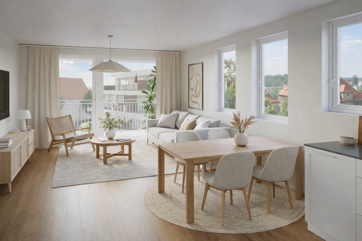 Mitten in Holzgerlingen: Altersgerechte 2-Zimmer-Wohnung mit Balkon, 71088 Holzgerlingen, Etagenwohnung