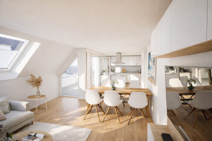 Stilvolles Zuhause für Familien & Paare mit hohen Ansprüchen: 4 Zimmer mitten in Herrenberg - Whg 8 Offener Essbereich (8473)