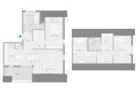 Wohnung 8 mit Kamin - Haus 1