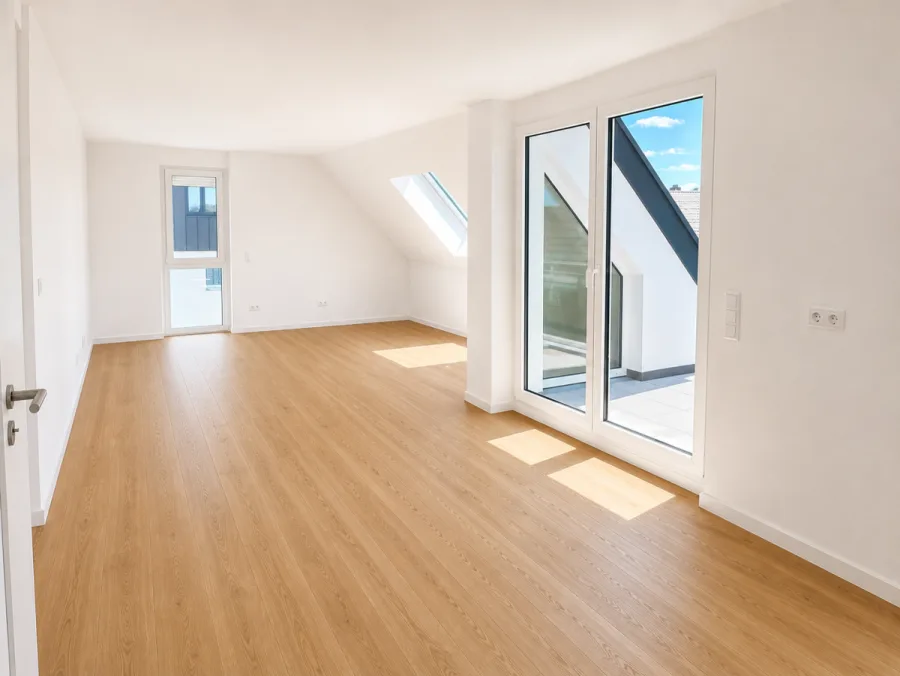 Stilvolles Zuhause für Familien & Paare mit hohen Ansprüchen: 4 Zimmer mitten in Herrenberg - Whg 8 - Wohnen & Essen (14508)