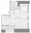 Perfekte Wohnung: 4 Zimmer über 2 Ebenen mit Kaminanschluss - Wohnung 8 - Haus 1 - 1. DG