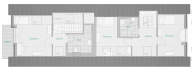 Perfekte Wohnung: 4 Zimmer über 2 Ebenen mit Kaminanschluss - 2.Dachgeschoss - Haus 1