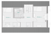 Perfekte Wohnung: 4 Zimmer über 2 Ebenen mit Kaminanschluss - Wohnung 8 - Haus 1 - 2. DG
