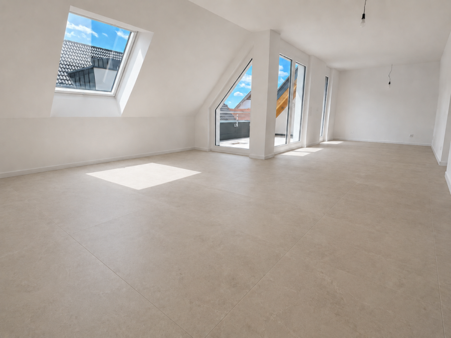 Stilvolles Zuhause für Familien & Paare mit hohen Ansprüchen: 4 Zimmer mitten in Herrenberg - Whg 8 - Wohnen Fliesen (11973)